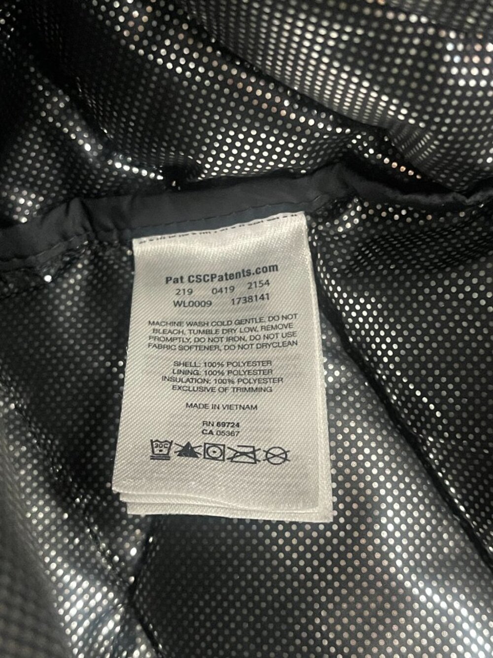 Columbia Omni-Heat Black Quilted Insulated Vest Medium - Picture 6 of 8